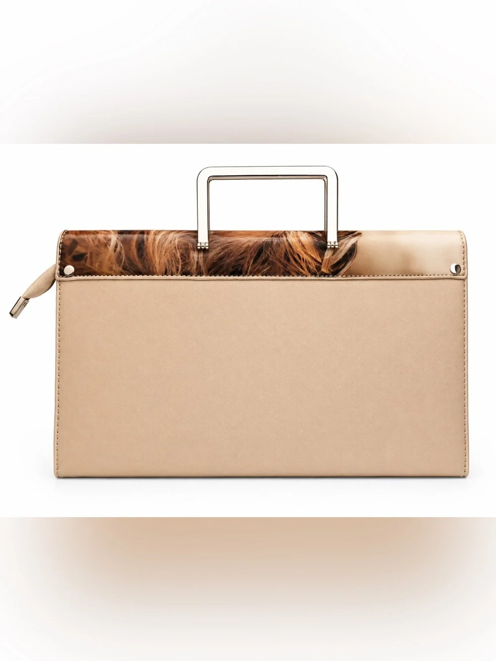Novelty Fashion Magazine Print Clutch Wallet Faux Leather Large Organizer